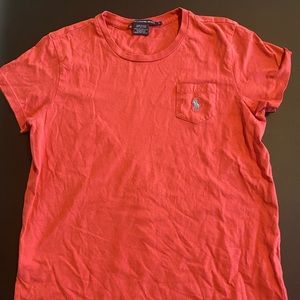 Coral Ralph Lauren tee-NWOT